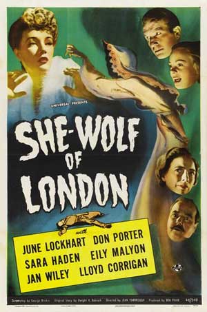 She-Wolf of London 1946 Poster