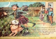 Halloween Scotland Postcard