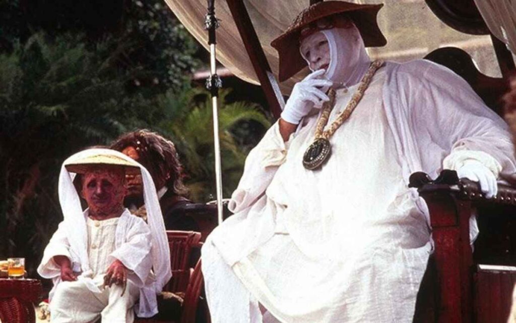 A scene from The Island of Dr Moreau 1996.