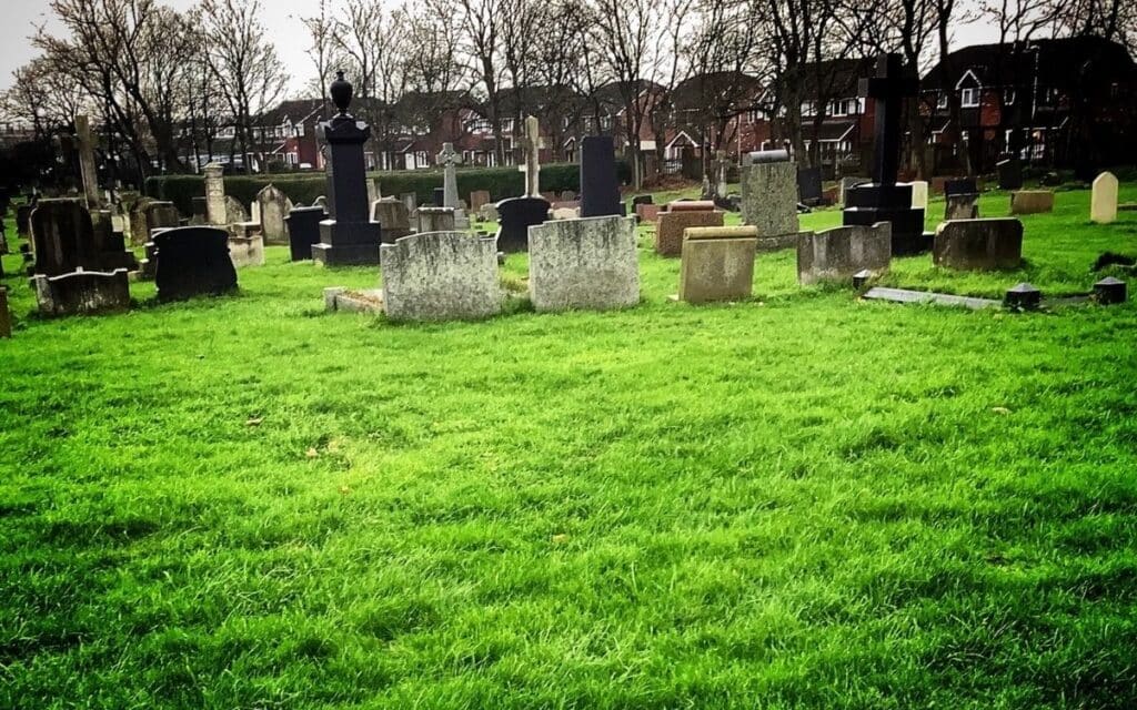 Lily Ferris was buried here in a pauper's grave - apart from her lover James Smith, with whom she committed suicide.