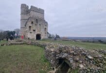 Donnington Castle near Newbury in Berkshire