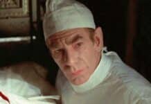 Michael Gough in Horror Hospital 1973