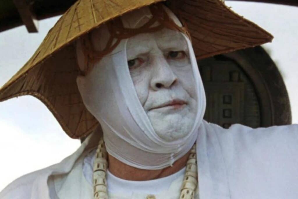 Marlon Brando in The Island of Dr Moreau 1996.