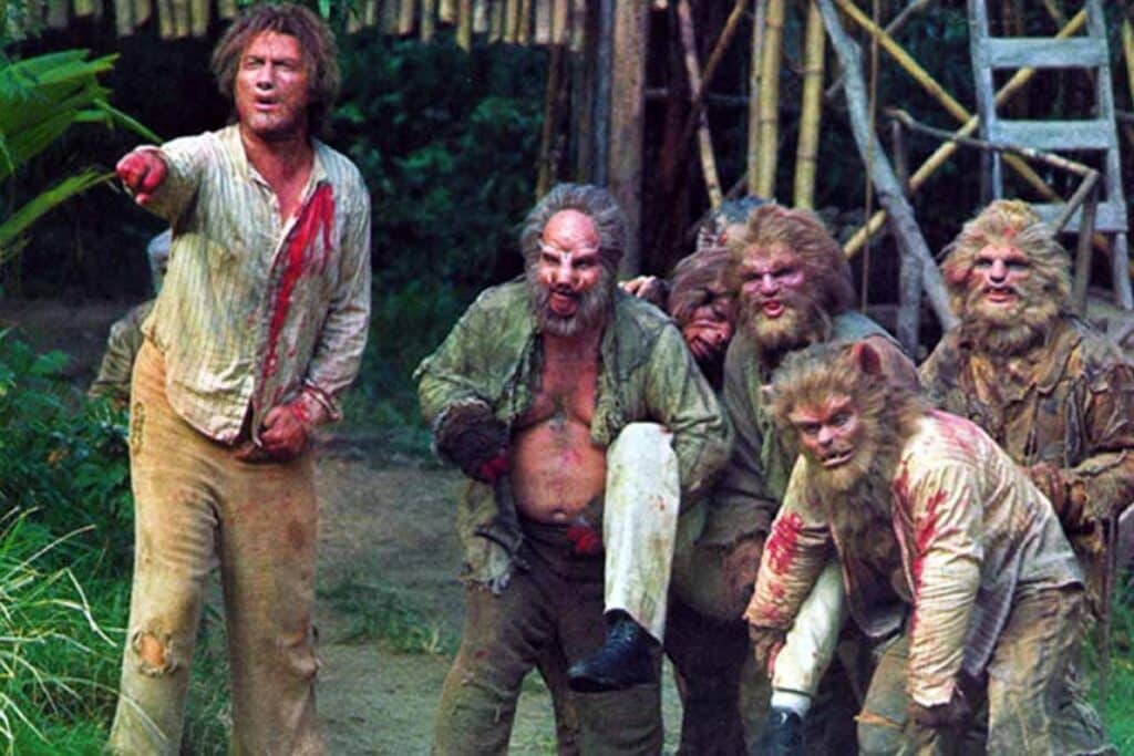 The Island of Doctor Moreau has been adapted into film many times. including this one from 1977.