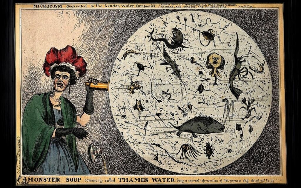 Maybe not the critters we're talking about, but London's Thames has long been criticised for being a monstrous soup!