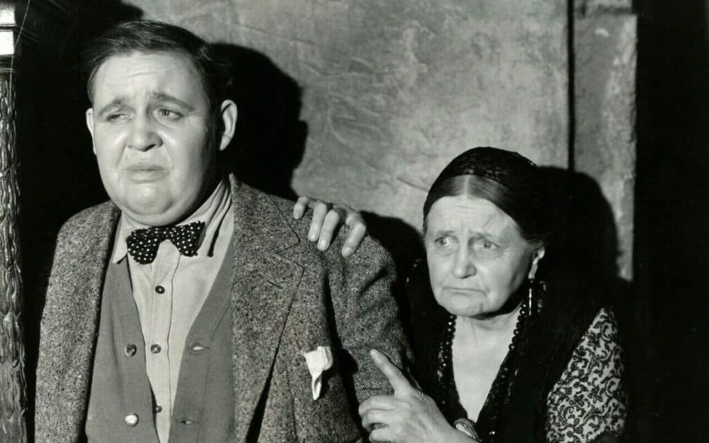 Charles Laughton and Eva Moore in The Old Dark House 1932.