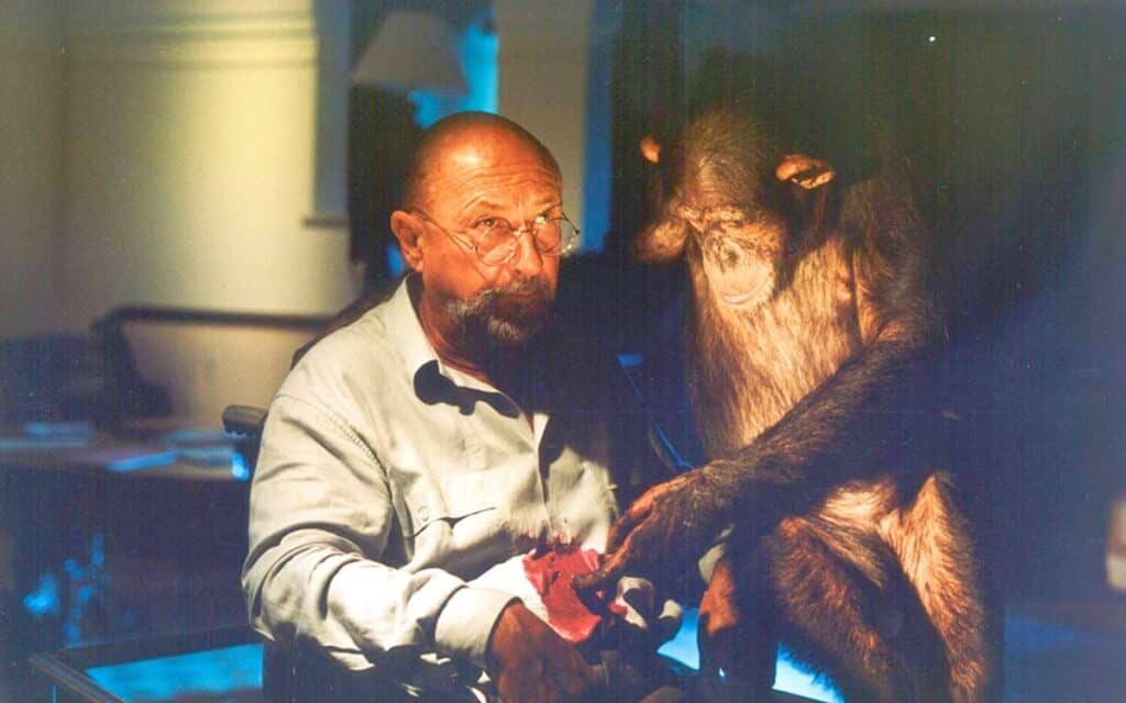 Donald Pleasence in Phenomena 1985.