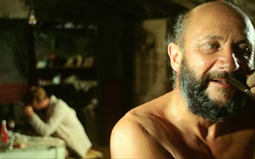 Donald Pleasence in Wake in Fright 1971.