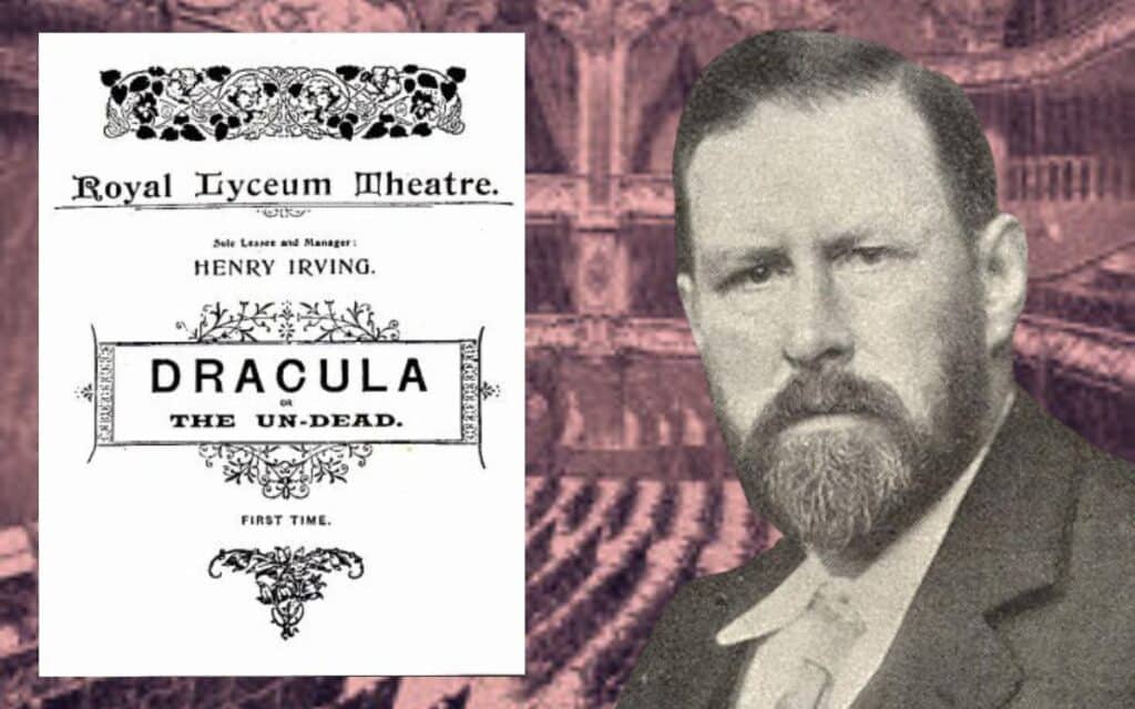 Dracula by Bram Stoker first appeared on stage at the Lyceum Theatre in London.