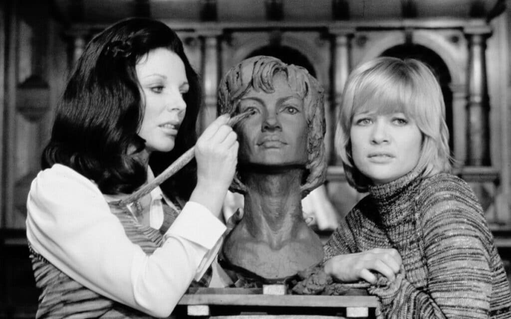 Joan Collins and Judy Geeson in Fear in the Night 1972.