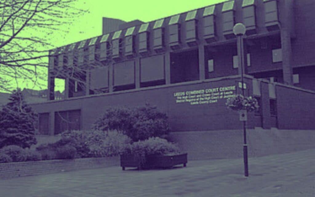 Leeds Crown Court in West Yorkshire.