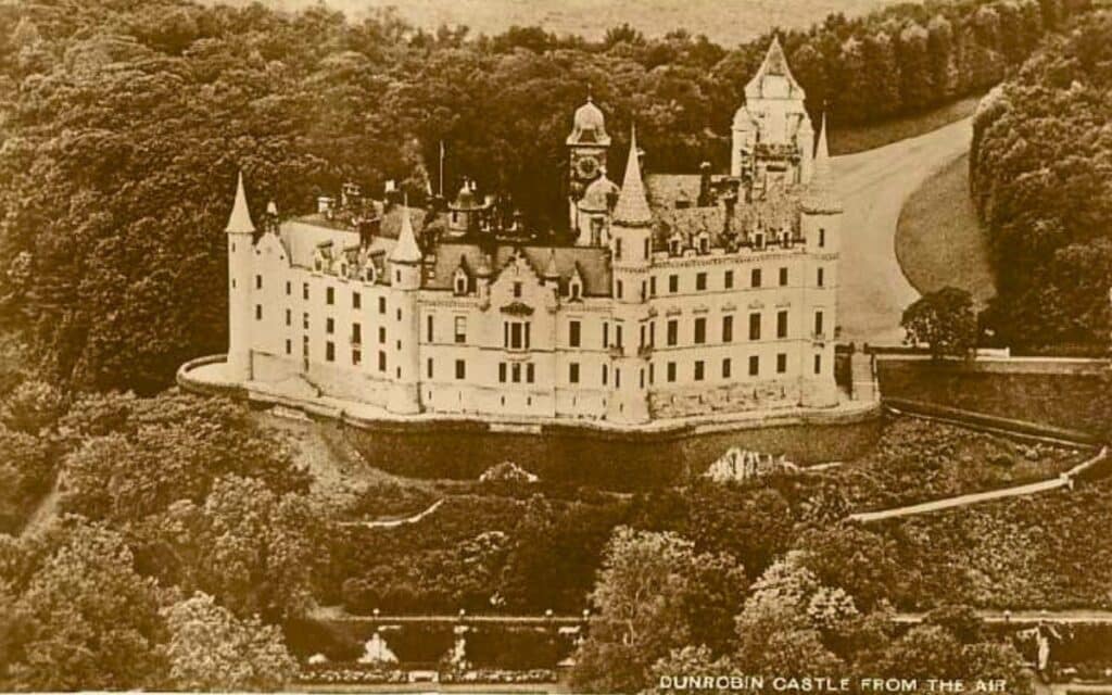 Dunrobin Castle in the Scottish Highlands.