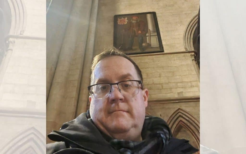 Spooky Isles' David Saunderson visits Peterborough Cathedral to check out Old Scarlett's legend in January 2024.